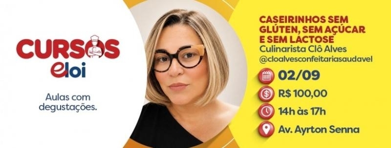 Evento: CASEIRINHOS SEM GLÚTEN, SEM AÇÚCAR E SEM LACTOSE