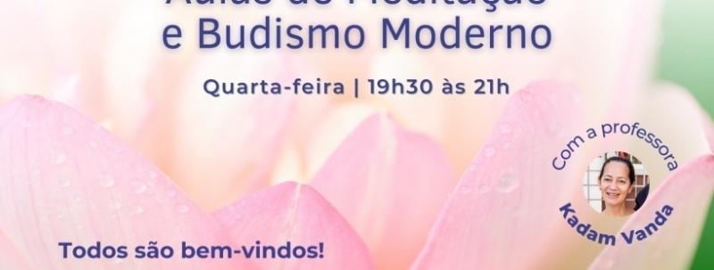 Aula de Meditação e Budismo Moderno