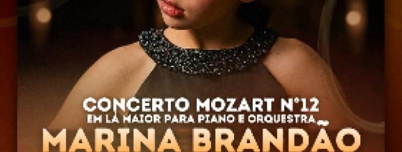 Evento: Concerto com Marina Brandão - Piano e orquestra Mozart no 12