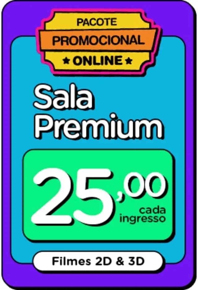 Filme: CineShow Sala Premium - 21/10/2026