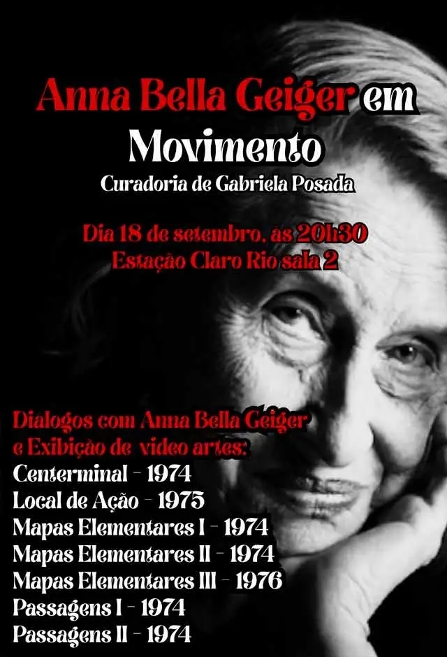 Filme: Anna Bella Geiger Em Movimento