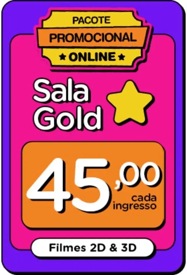Filme: CineShow Sala GOLD - 21/10/2026