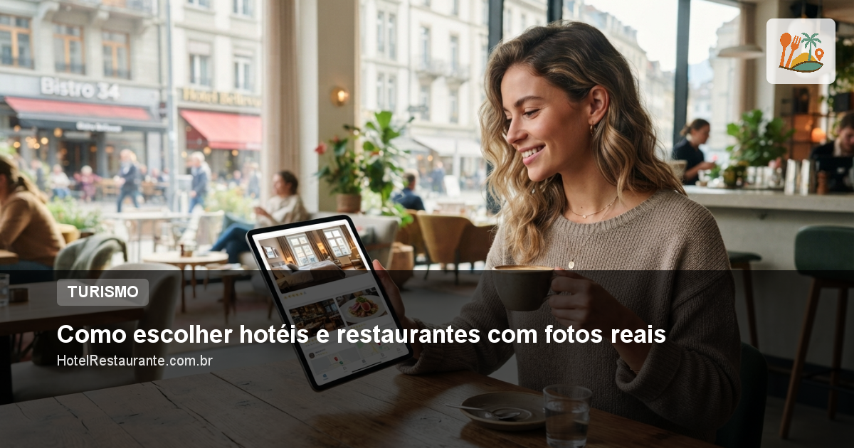 Como escolher hotéis e restaurantes com fotos reais Como escolher hotéis e restaurantes com fotos reais