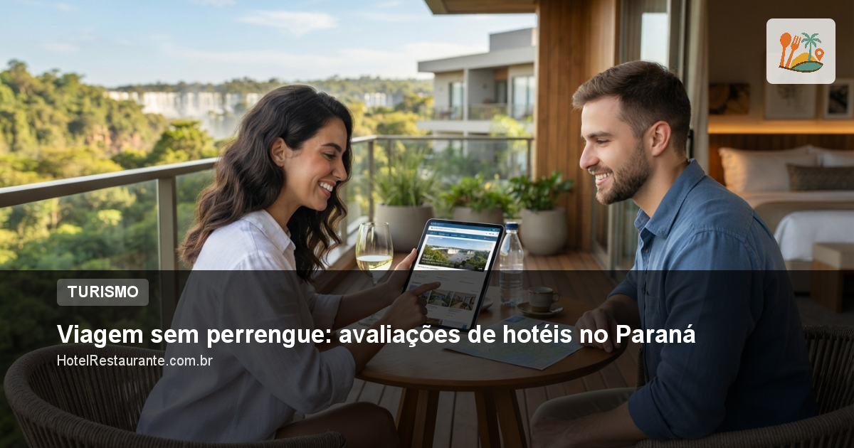 Viagem sem perrengue: avaliações de hotéis no Paraná