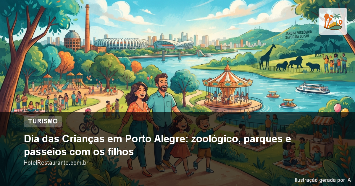 Dia das Crianças em Porto Alegre: zoológico, parques e passeios com os filhos Dia das Crianças em Porto Alegre: zoológico, parques e passeios com os filhos
