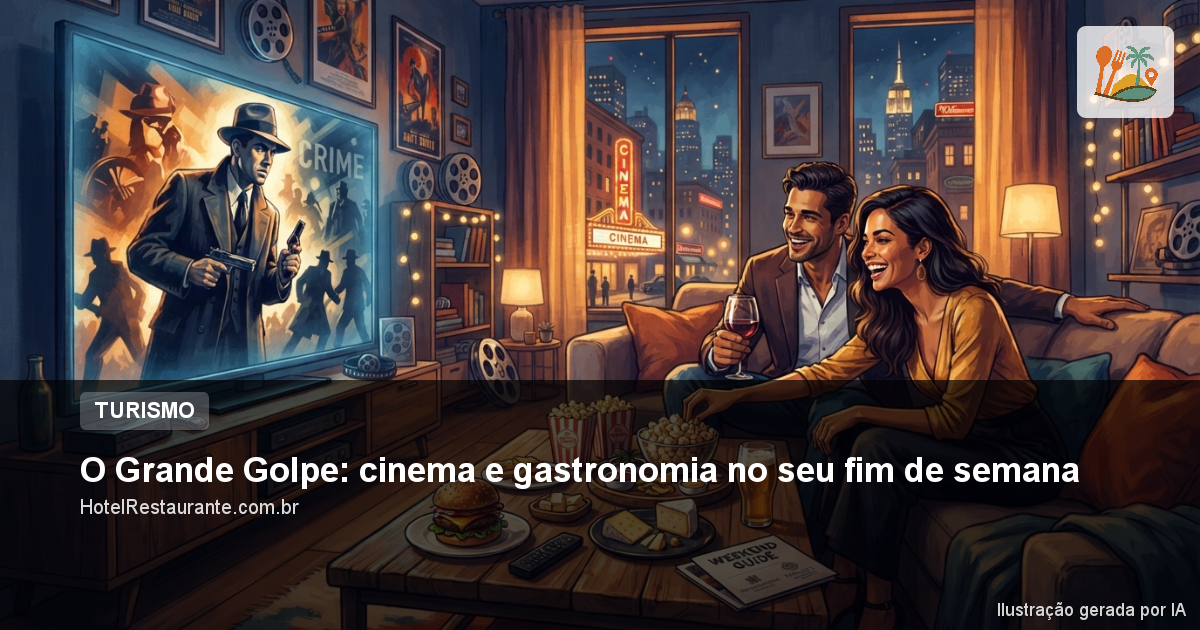 O Grande Golpe: cinema e gastronomia no seu fim de semana O Grande Golpe: cinema e gastronomia no seu fim de semana