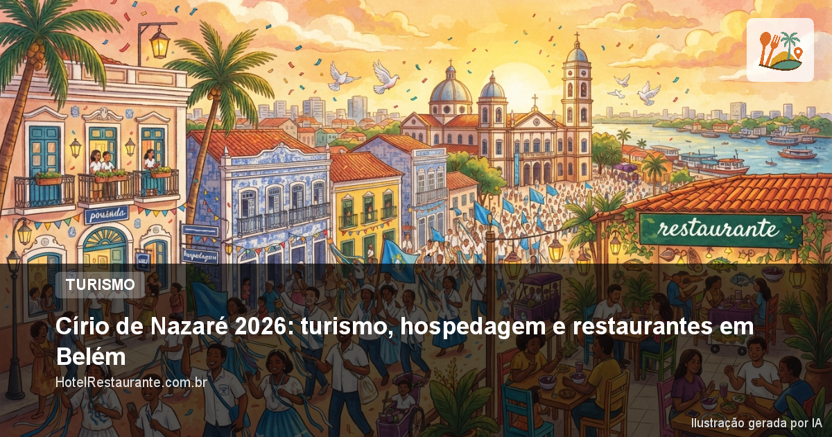 Círio de Nazaré 2026: Turismo em Belém