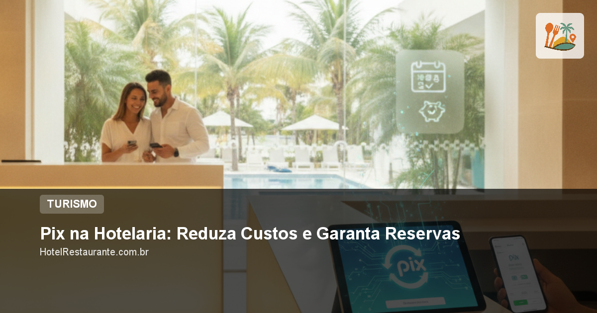 Pix na Hotelaria: Reduza Custos e Garanta Reservas