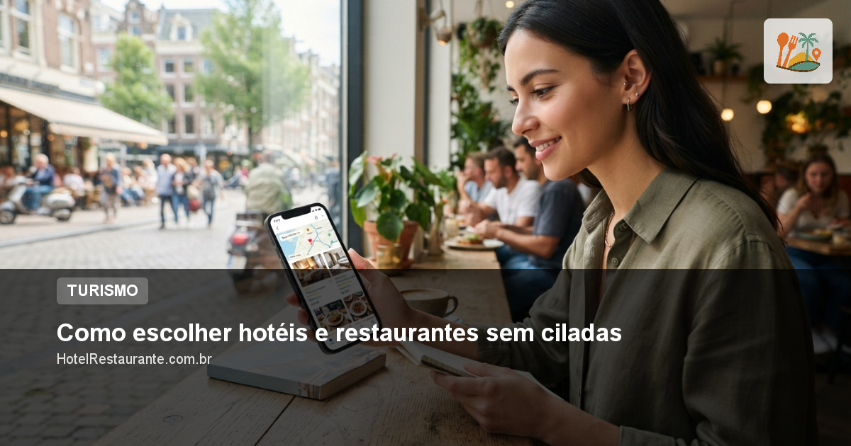 Como escolher hotéis e restaurantes sem ciladas Como escolher hotéis e restaurantes sem ciladas