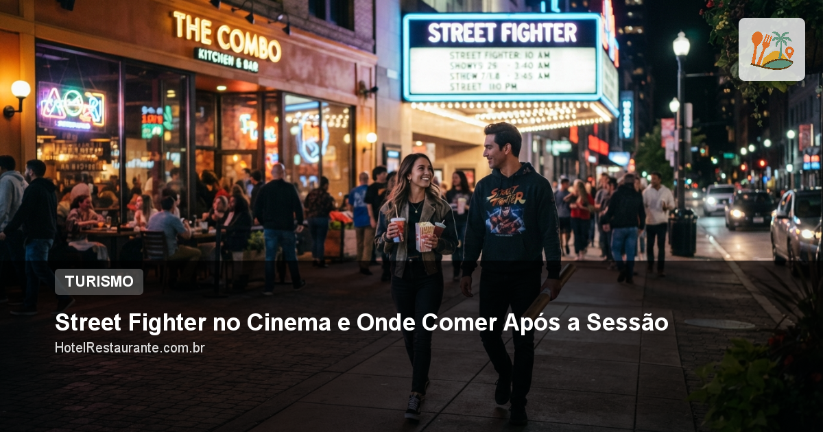 Street Fighter no Cinema e Onde Comer Após a Sessão