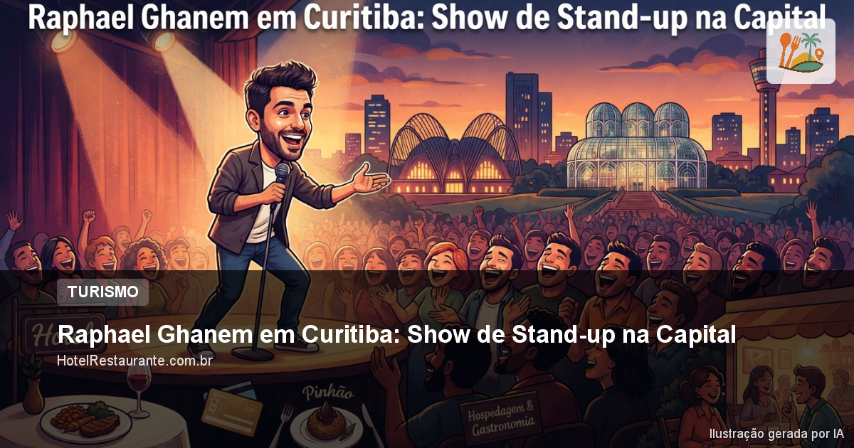 Raphael Ghanem em Curitiba: Show de Stand-up na Capital Raphael Ghanem em Curitiba: Show de Stand-up na Capital