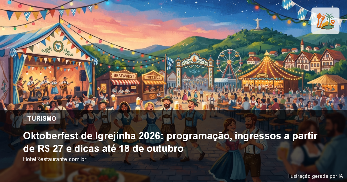 Oktoberfest de Igrejinha 2026: programação, ingressos a partir de R$ 27 e dicas até 18 de outubro