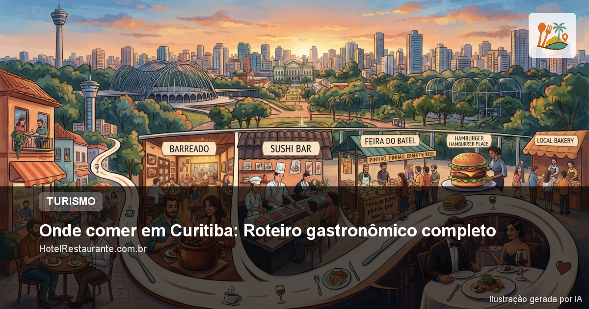 Onde comer em Curitiba: Roteiro gastronômico completo Onde comer em Curitiba: Roteiro gastronômico completo