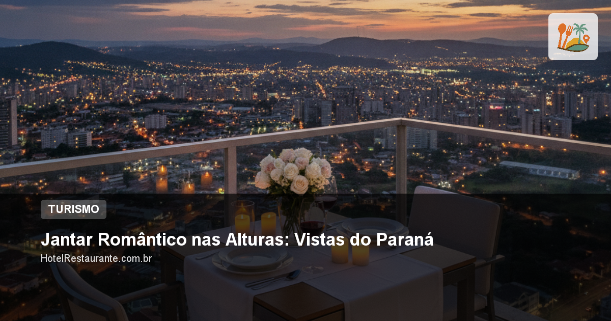 Jantar Romântico nas Alturas: Vistas do Paraná