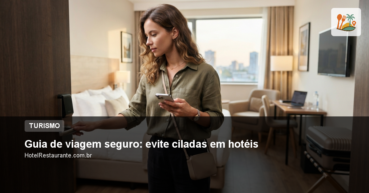 Guia de viagem seguro: evite ciladas em hotéis