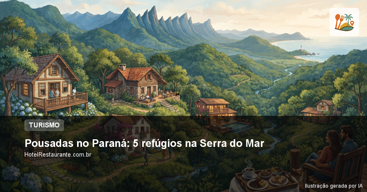 Pousadas no Paraná: 5 refúgios na Serra do Mar