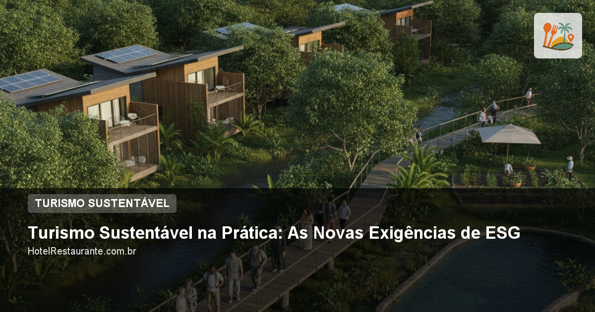 Turismo Sustentável na Prática: As Novas Exigências de ESG